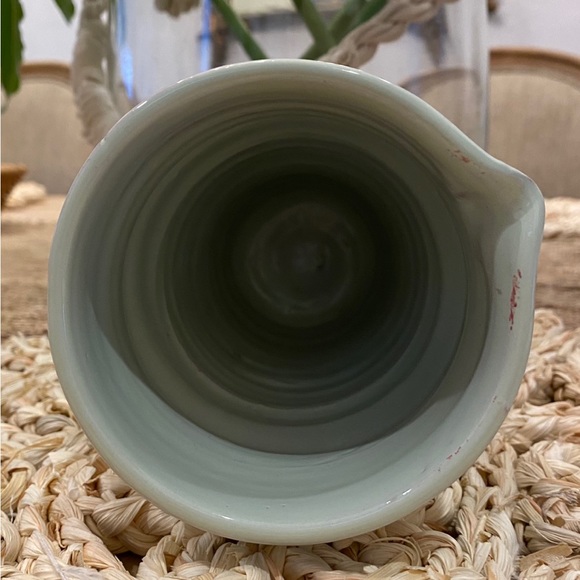 Sezane Ceramic Pitcher Pale Green X La MAISON Sezane NWOT - Picture 7 of 10